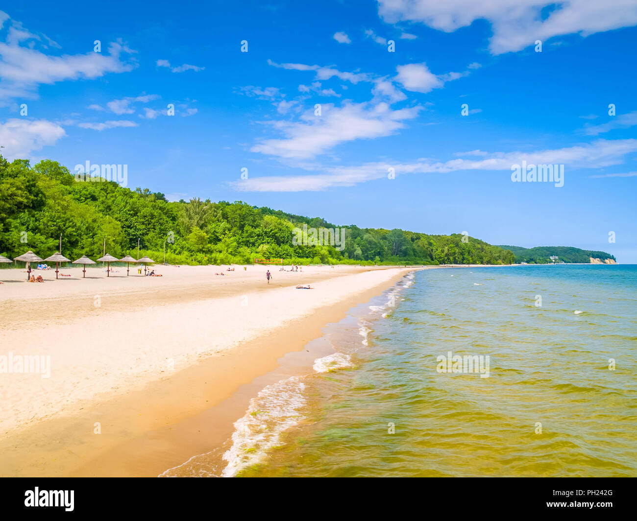 Marine, Sopot, Polen Stockfoto