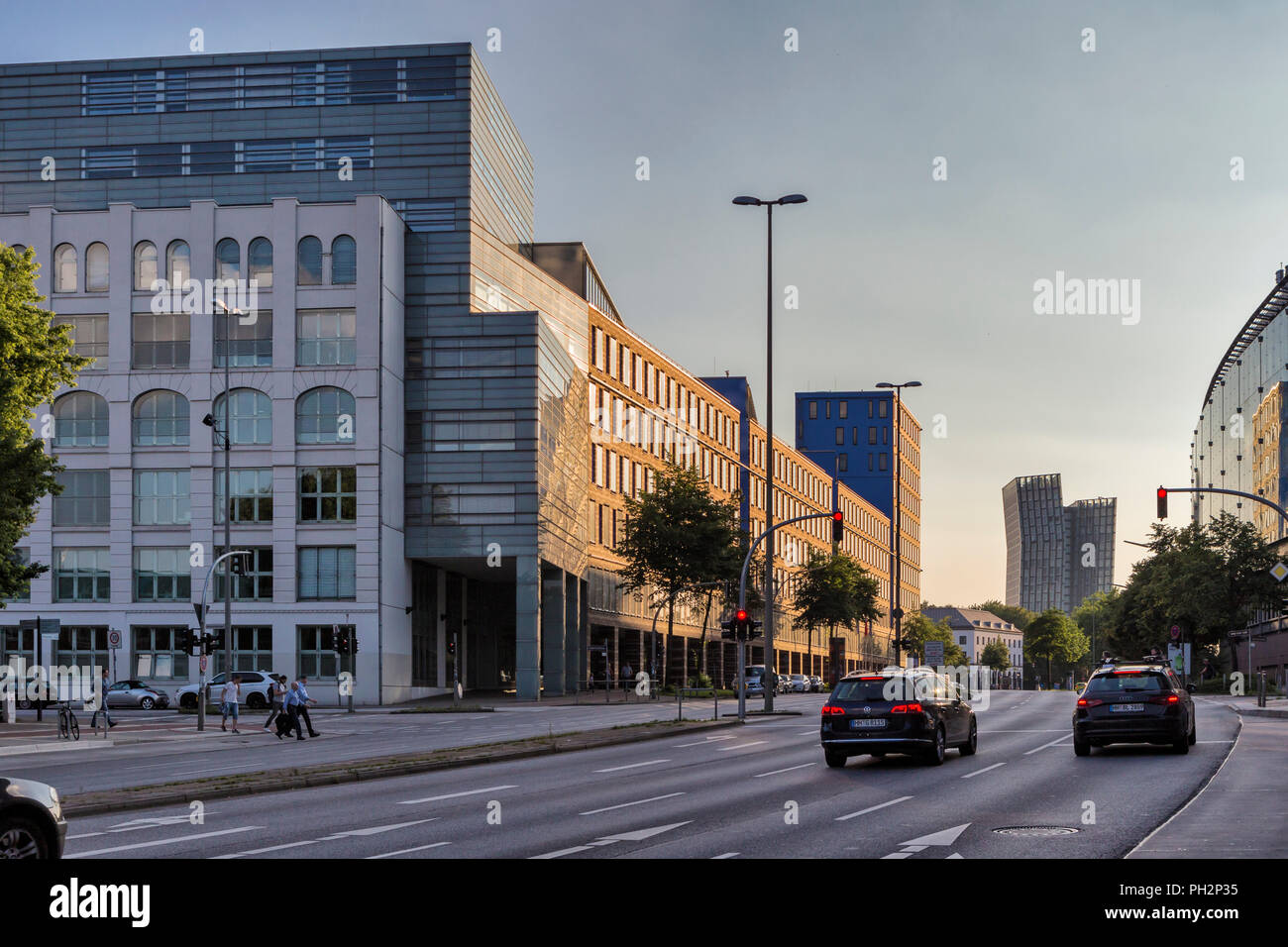 Modernes Gebäude, Hamburg, Deutschland Stockfoto