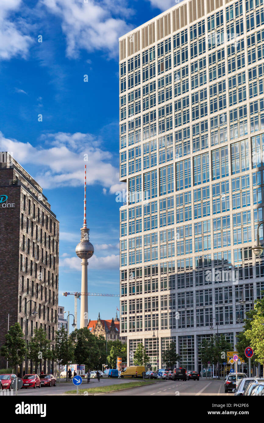 Moderne Architektur, Berlin, Deutschland Stockfoto