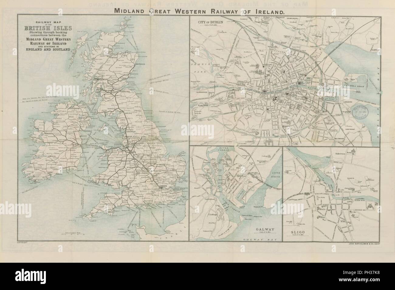 Bild von Seite 14 der "Irland von Meer zu Meer. Ein praktisches Handbuch nach Galway, Connemara, Achill Island, und der Westen Irlands. Mit einer Beschreibung der wichtigsten Sehenswürdigkeiten auf dem Weg von Dublin. Ill., etc. 0054. Stockfoto