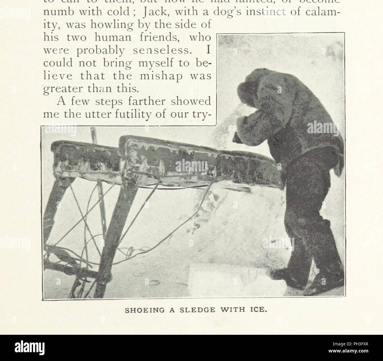 Bild von Seite 303 "nordwärts über den "großen Eis" eine Erzählung des Lebens und der Arbeit an den Ufern und auf den inneren Eiskappe des Nördlichen Grönland in den Jahren 1886 und 1891-1897. Mit Karten, Diagramme, und 0031. Stockfoto