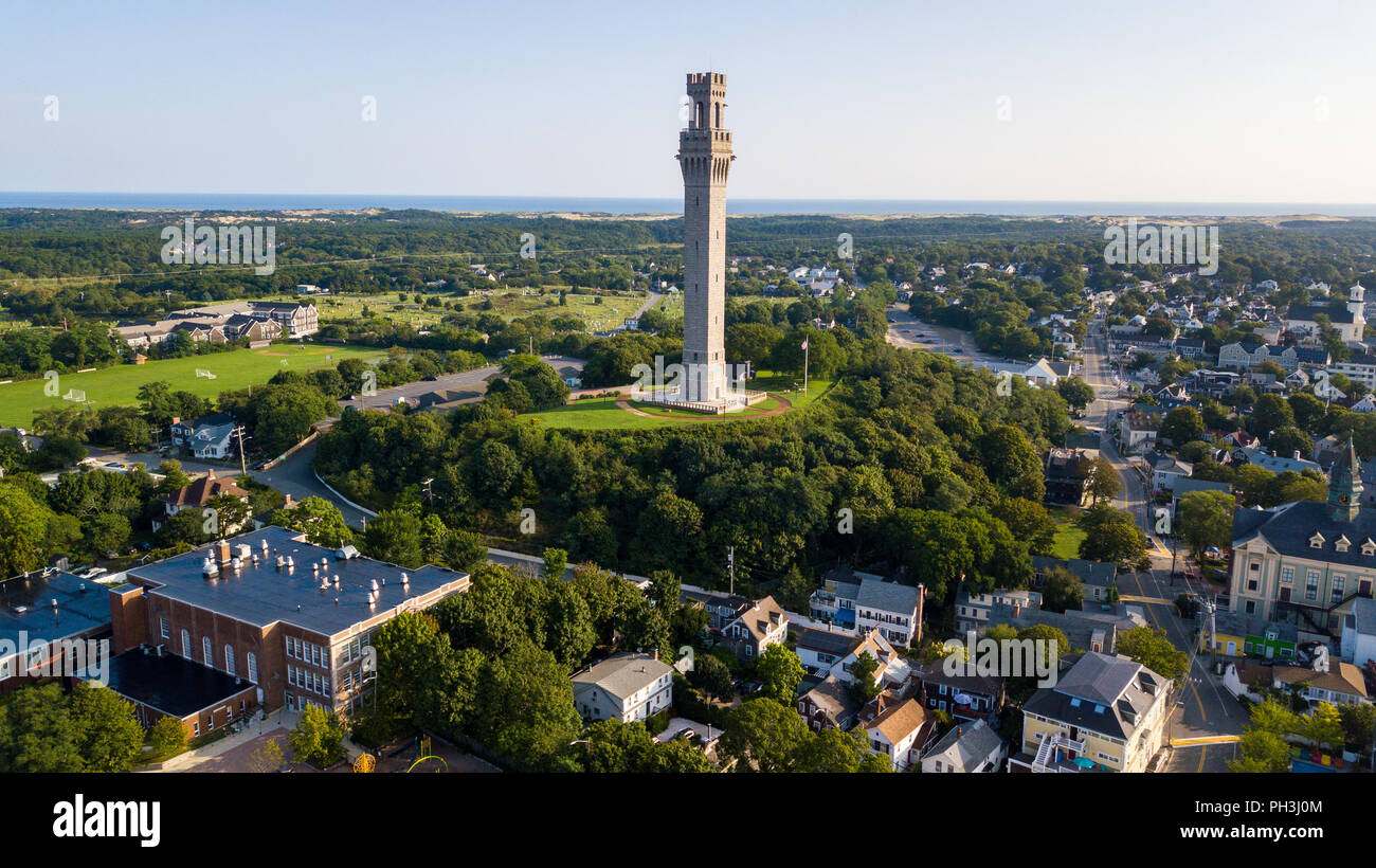 Pilgrim Monument, Provincetown, MA, USA Stockfoto