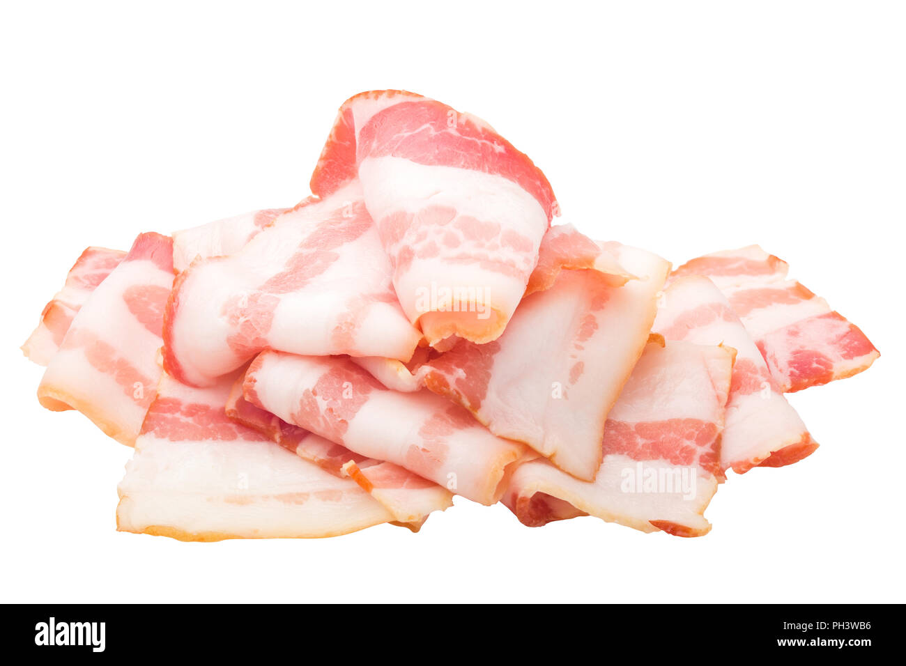 Speck, auf weißem Hintergrund, Beschneidungspfade, volle Tiefenschärfe Stockfoto