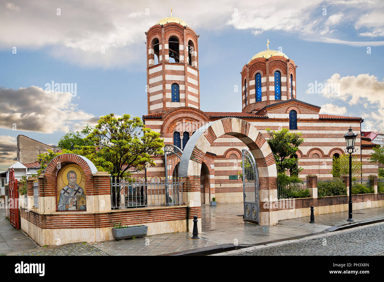 Orthodoxe Kirche St. Nikolaus, Batumi, Georgien gewidmet Stockfoto