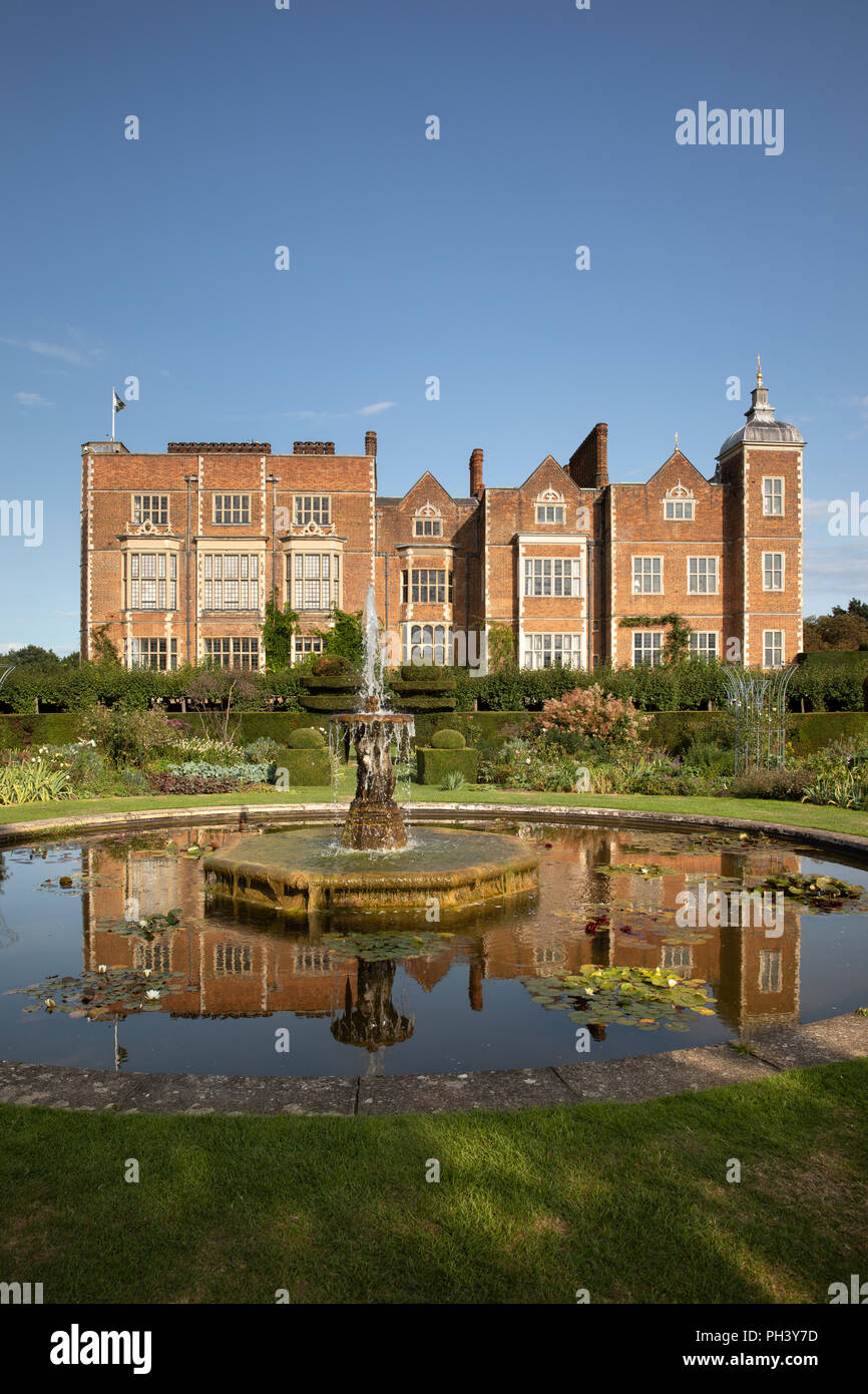 Hatfield House, in Hatfield, Hertfordshire, England. Großbritannien Stockfoto