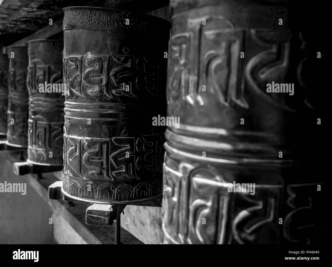 Chokhang Vihar, - Kloster in Leh Stockfoto