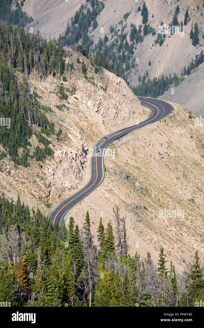 Beartooth Scenic Highway, Wyoming, USA Stockfoto