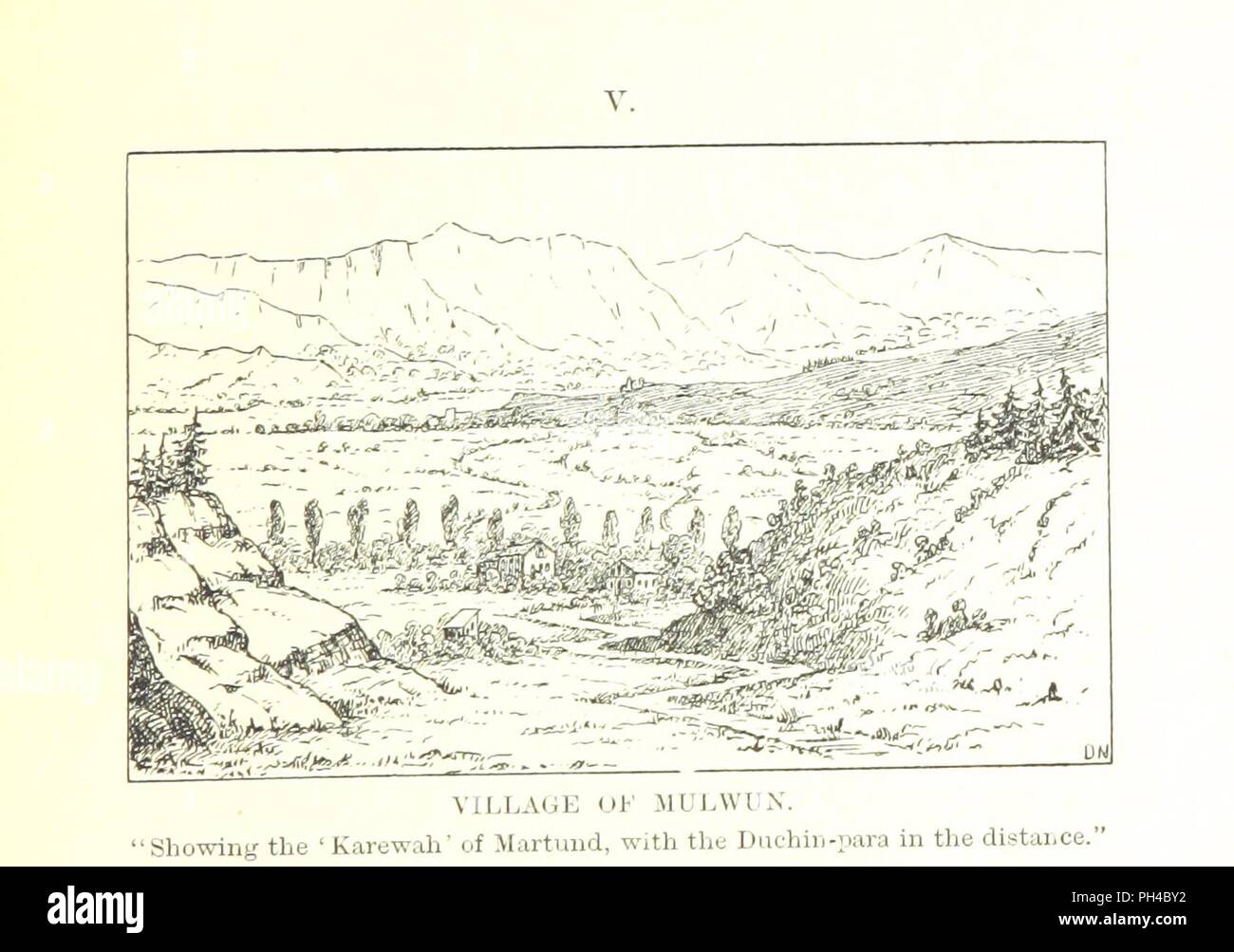 Bild von Seite 95 der "vorläufige Skizzen in Kaschmir; oder, Szenen in "Kuckuck - cloudland." Von D. J. F. N. (D. J. F. Newall.) [mit Illustrationen.]'. Stockfoto