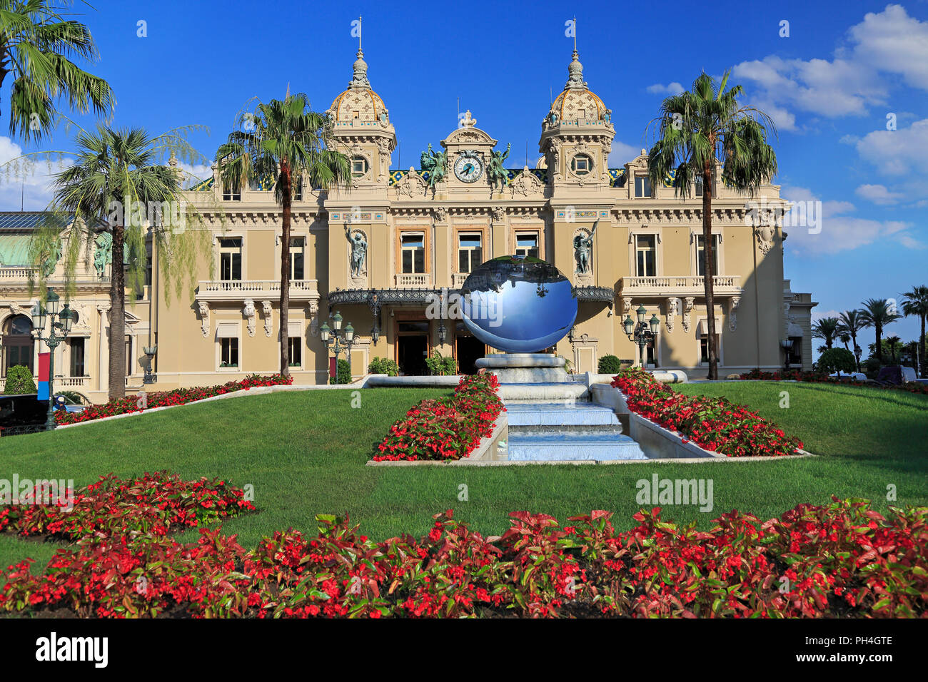 Das Grand Casino in Monte Carlo, Spielen und Unterhaltung Komplex in der Cote d'Azur Stockfoto