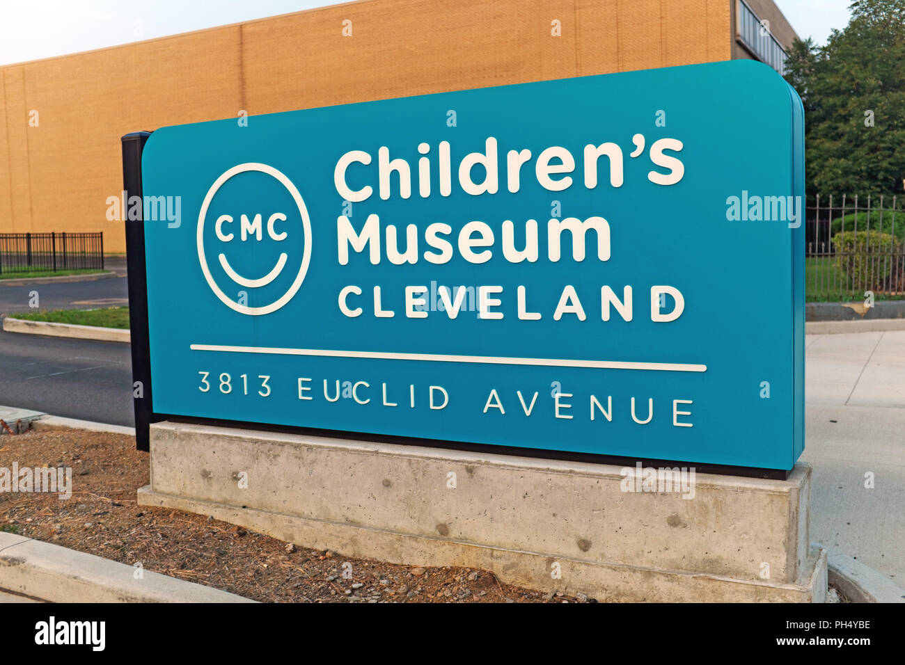 Das Children's Museum Cleveland eröffnete seine neue Einrichtung im historischen Herrenhaus Stager-Beckwith im Jahr 2017 an der Euclid Avenue im Stadtteil Midtown. Stockfoto