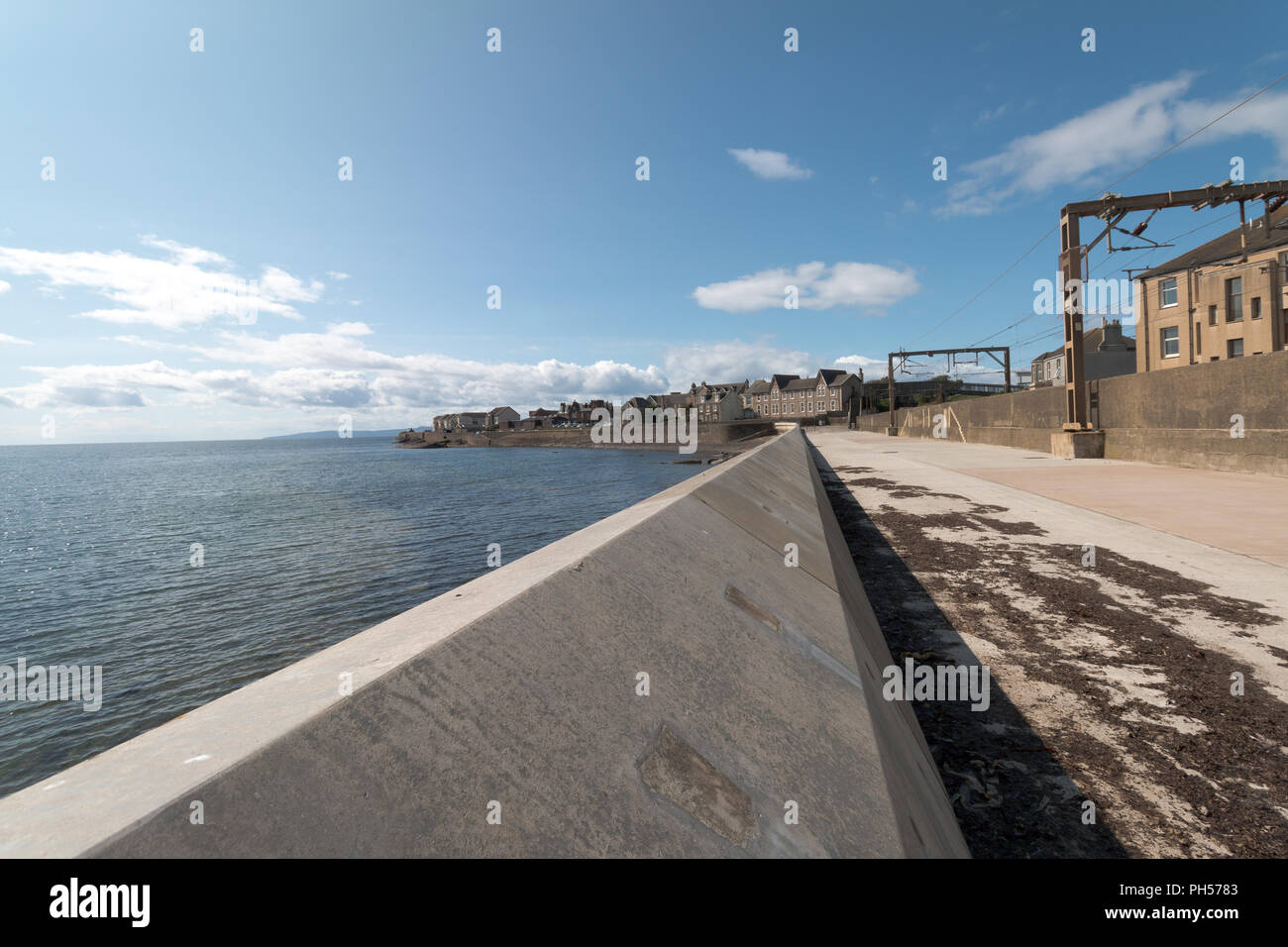 Adrossan Harbour, Saltcoast, stevenston Küste Sehenswürdigkeiten Stockfoto