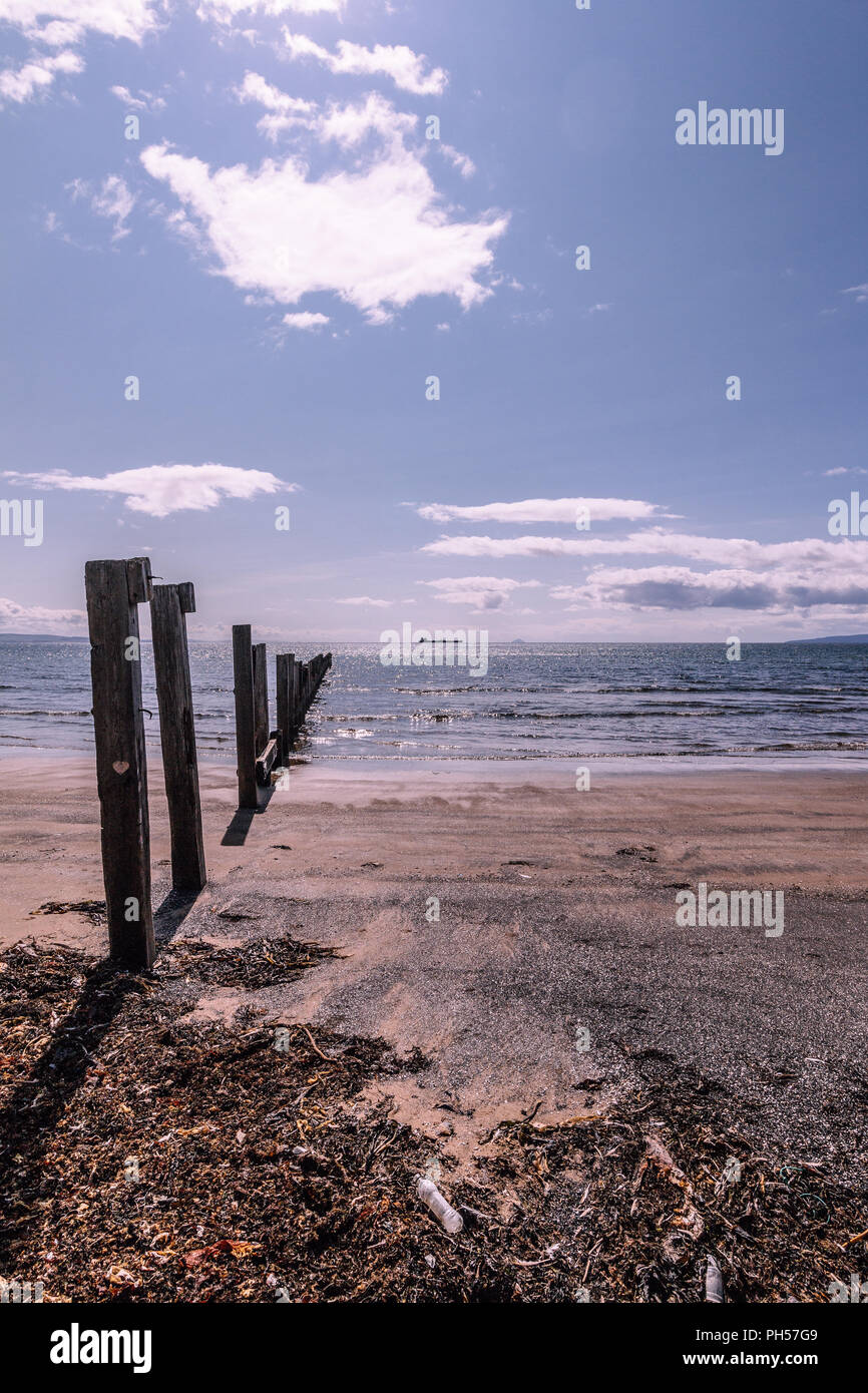 Adrossan Harbour, Saltcoast, stevenston Küste Sehenswürdigkeiten Stockfoto