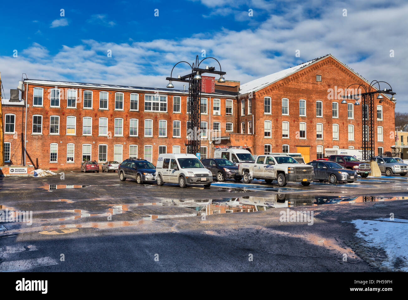 Massachusetts Museum der zeitgenössischen Kunst, Mass MoCA, North Adams, Massachusetts, USA Stockfoto