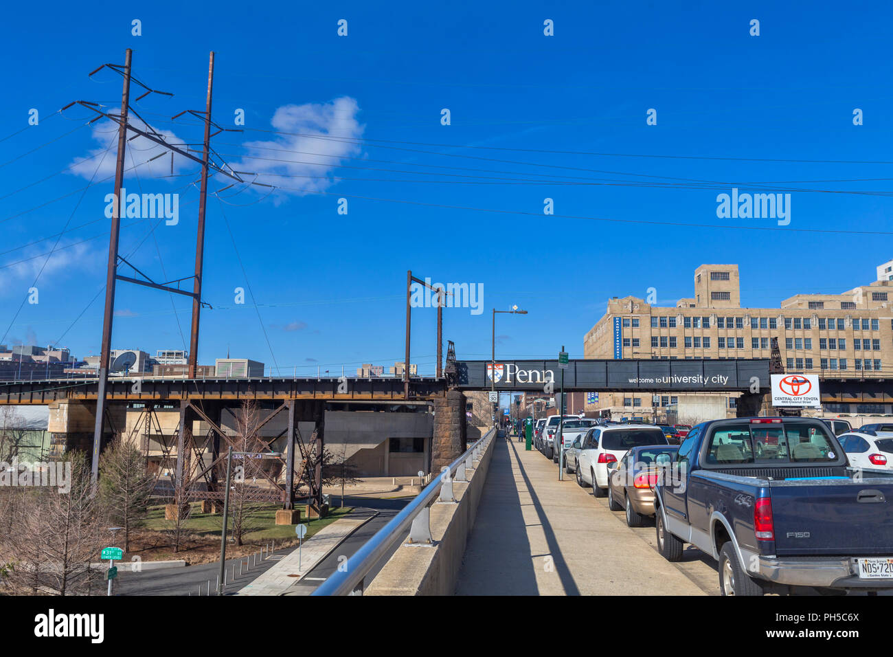 Verkehr, Philadelphia, Pennsylvania, USA Stockfoto