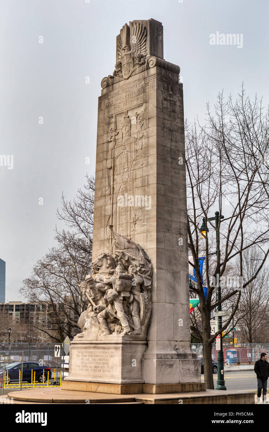 Bürgerkrieg Memorial, Philadelphia, Pennsylvania, USA Stockfoto