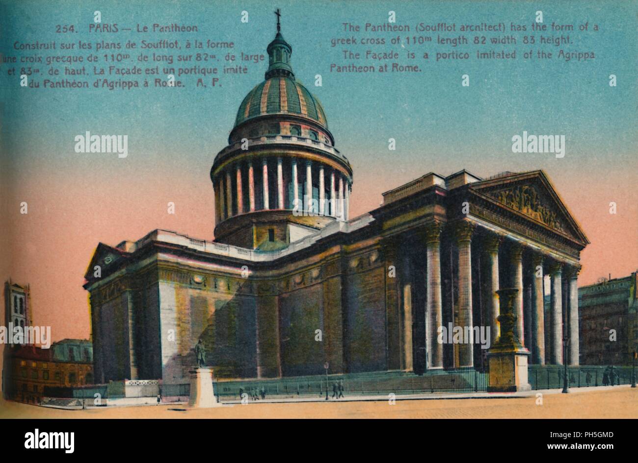 Das Panthéon, Paris, c 1920. Artist: Unbekannt. Stockfoto