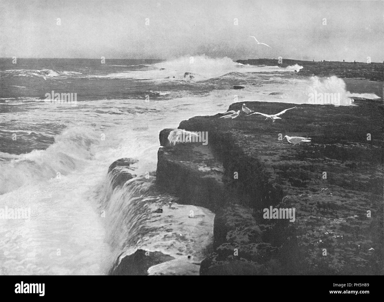 "Filey Brigg', c 1896. Artist: Frith & Co. Stockfoto