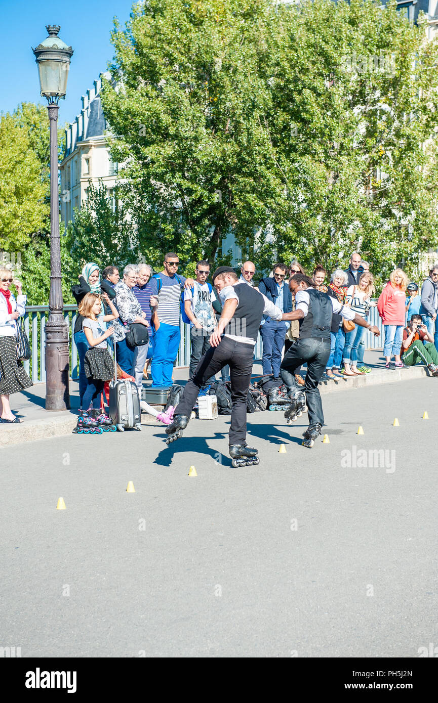 Frankreich, Paris, 27. September 2015: Journée sans Voiture Stockfoto