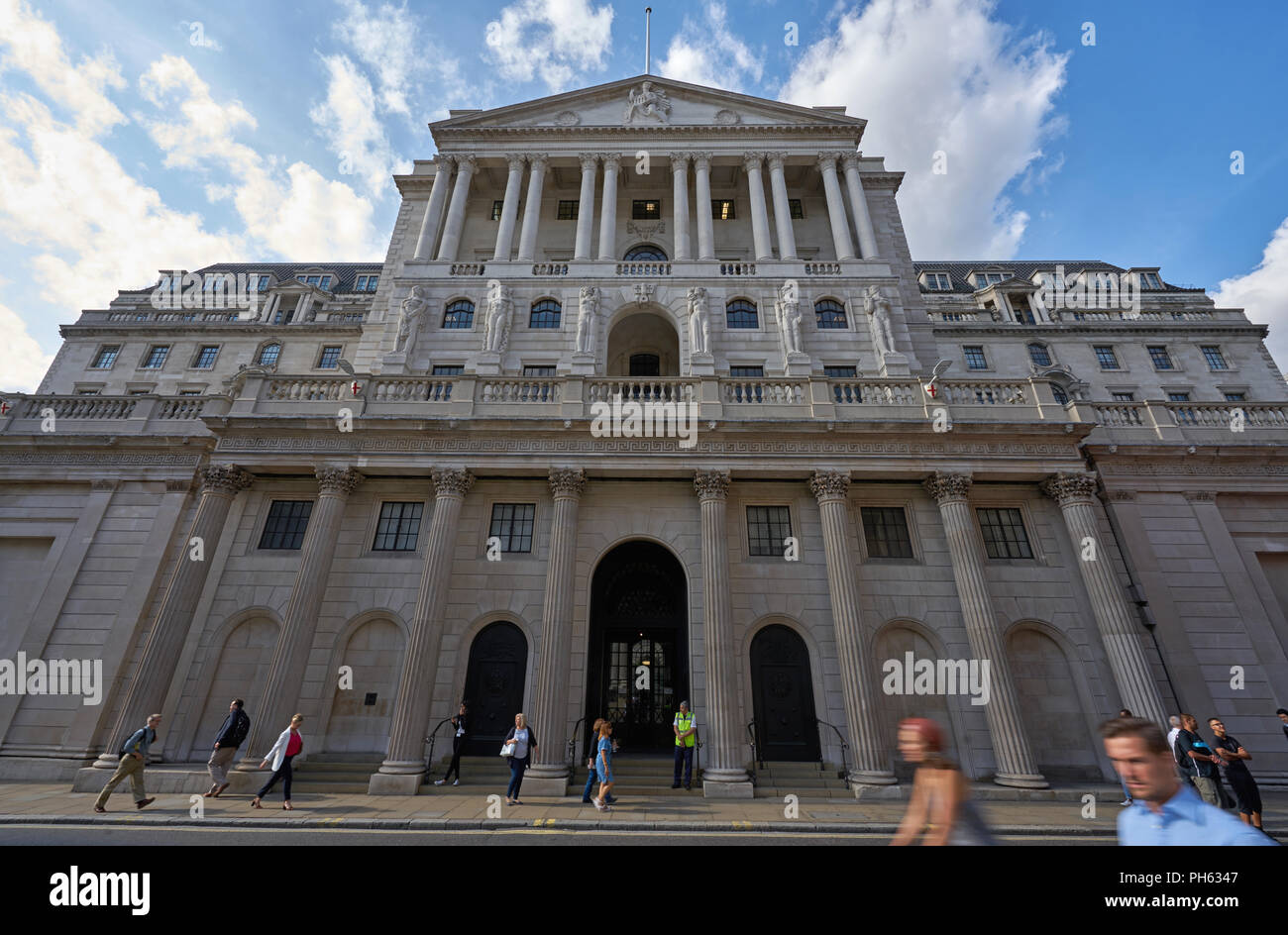 Die Bank von England Stockfoto