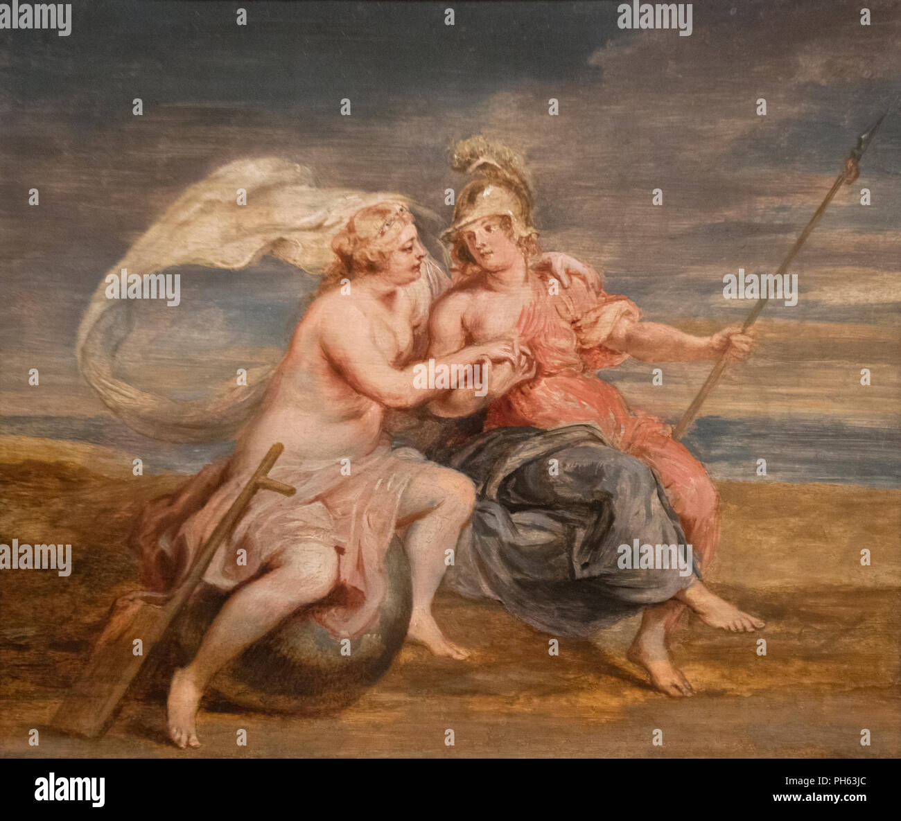 Peter Paul Rubens: Allegorie von Glück und Tugend Stockfoto