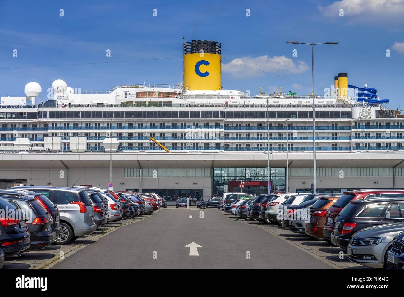 Cruise Center, Steinwerder, Hamburg, Deutschland Stockfoto