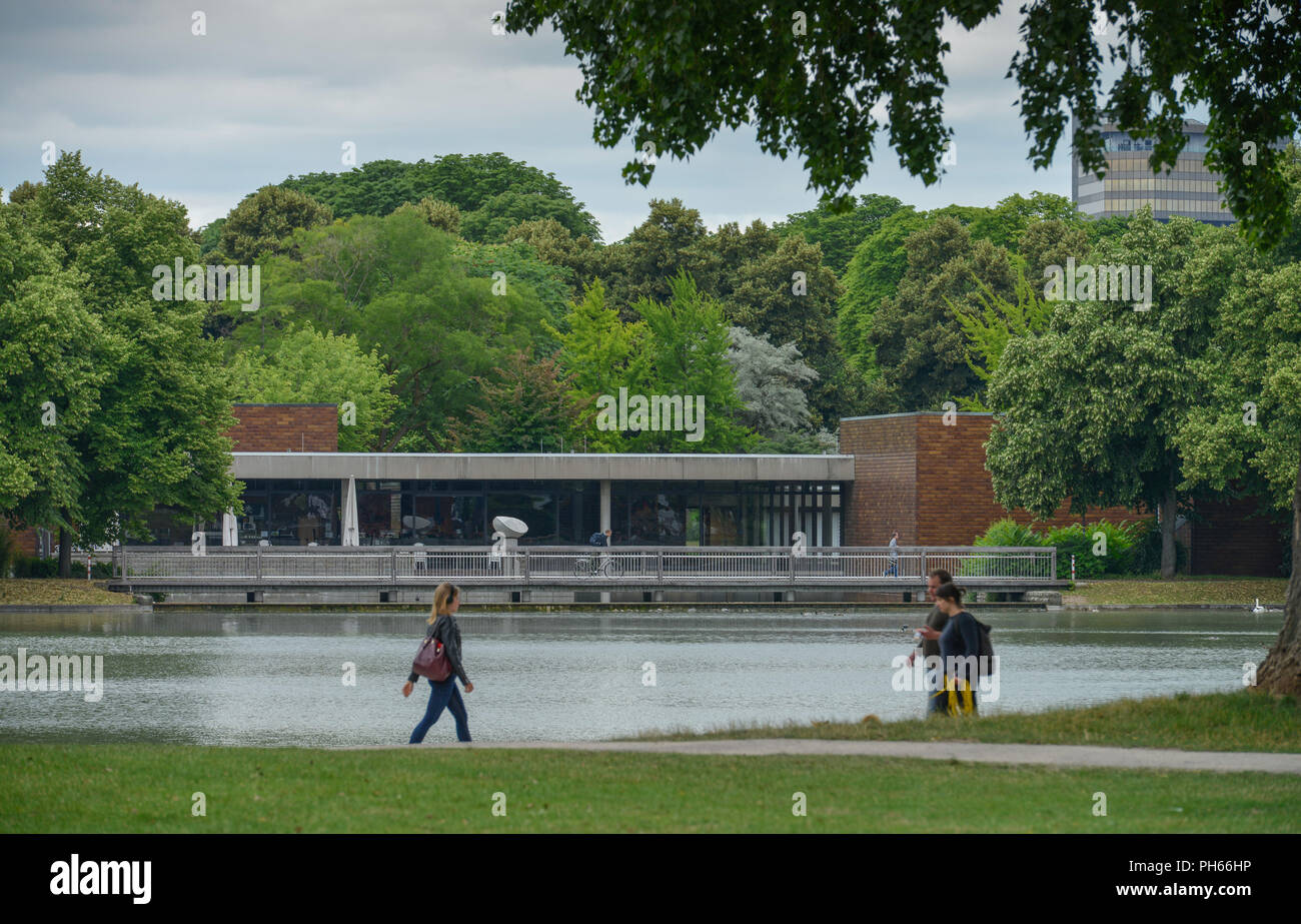 Museum für Ostasiatische Kunst, Aachener Weiher, Universitätsstraße, Köln, Nordrhein-Westfalen, Deutschland Stockfoto