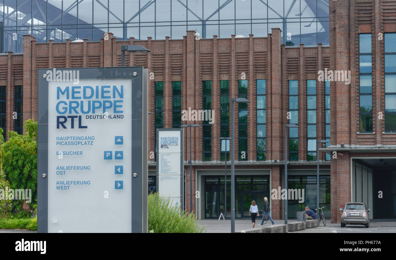 Hauptverwaltung, der Mediengruppe RTL Deutschland, Picassoplatz, Deutz, Köln, 92660 Stockfoto