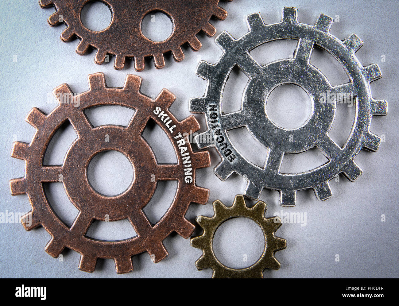 Skill Training und Ausbildung Konzept Stockfoto