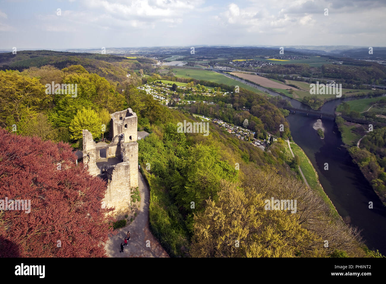 Schloss Hohensyburg, Ruhr, Dortmund, Deutschland Stockfoto