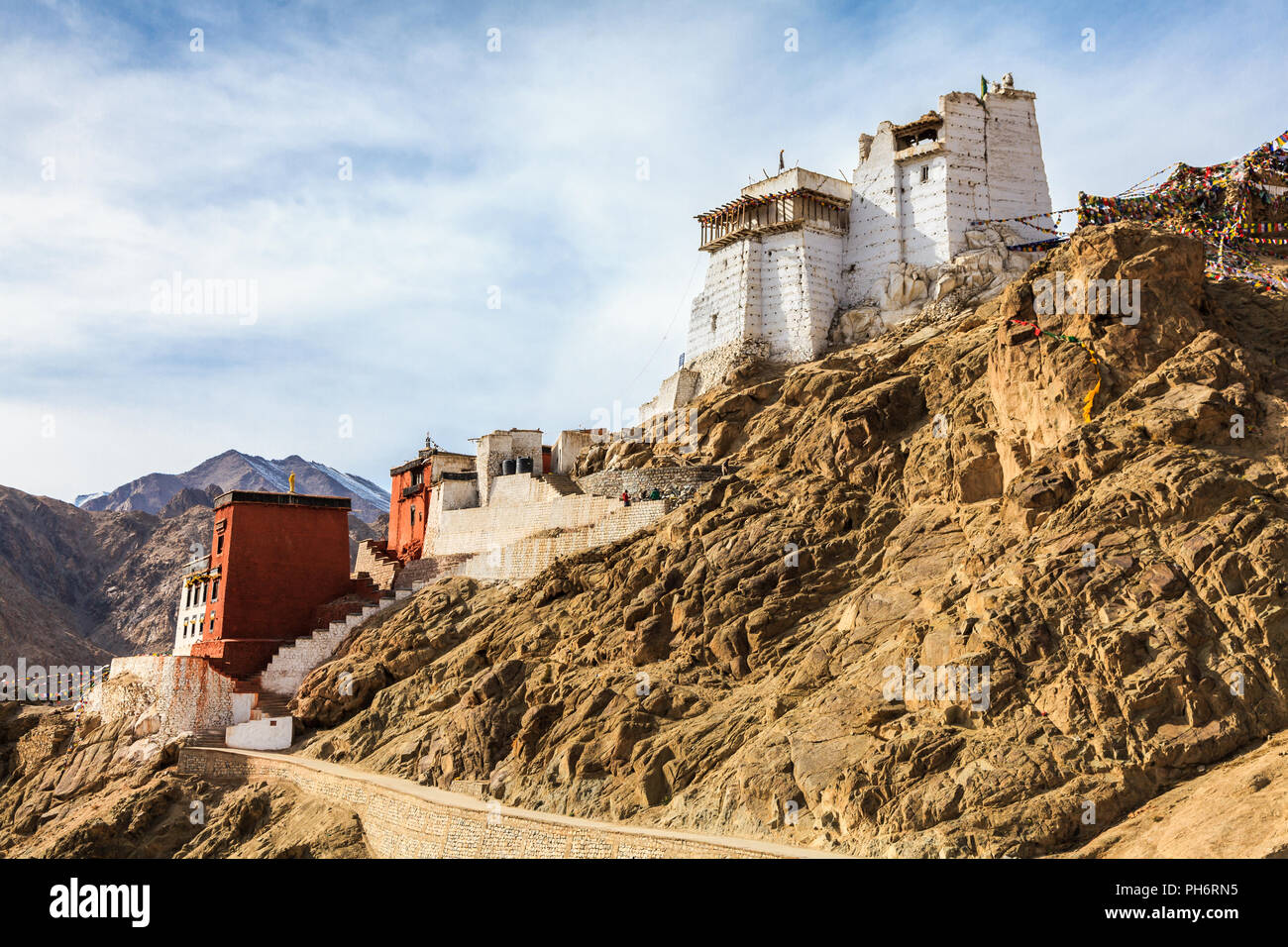 Namgyal Tsemo Kloster Stockfoto