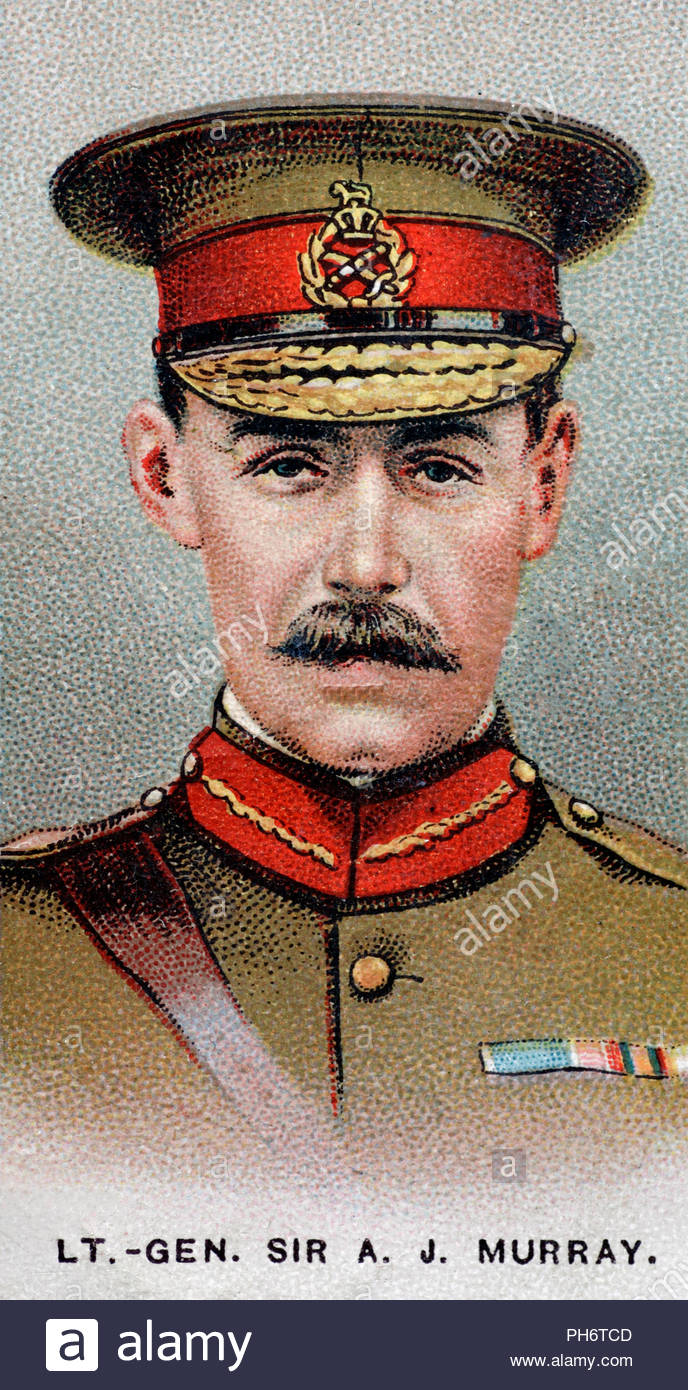 General Sir Archibald James Murray Porträt, 1860-1945 war ein britischer Offizier in der Armee, die im Zweiten Burenkrieg serviert und dem Ersten Weltkrieg., Illustration von 1916 Stockfoto