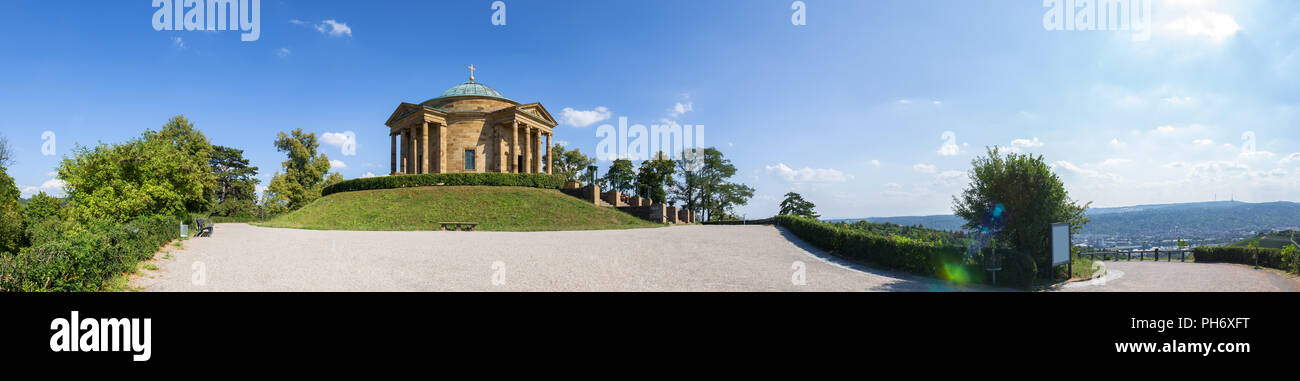 Berühmte grab Kapelle Stuttgart Deutschland high definition Panorama Stockfoto