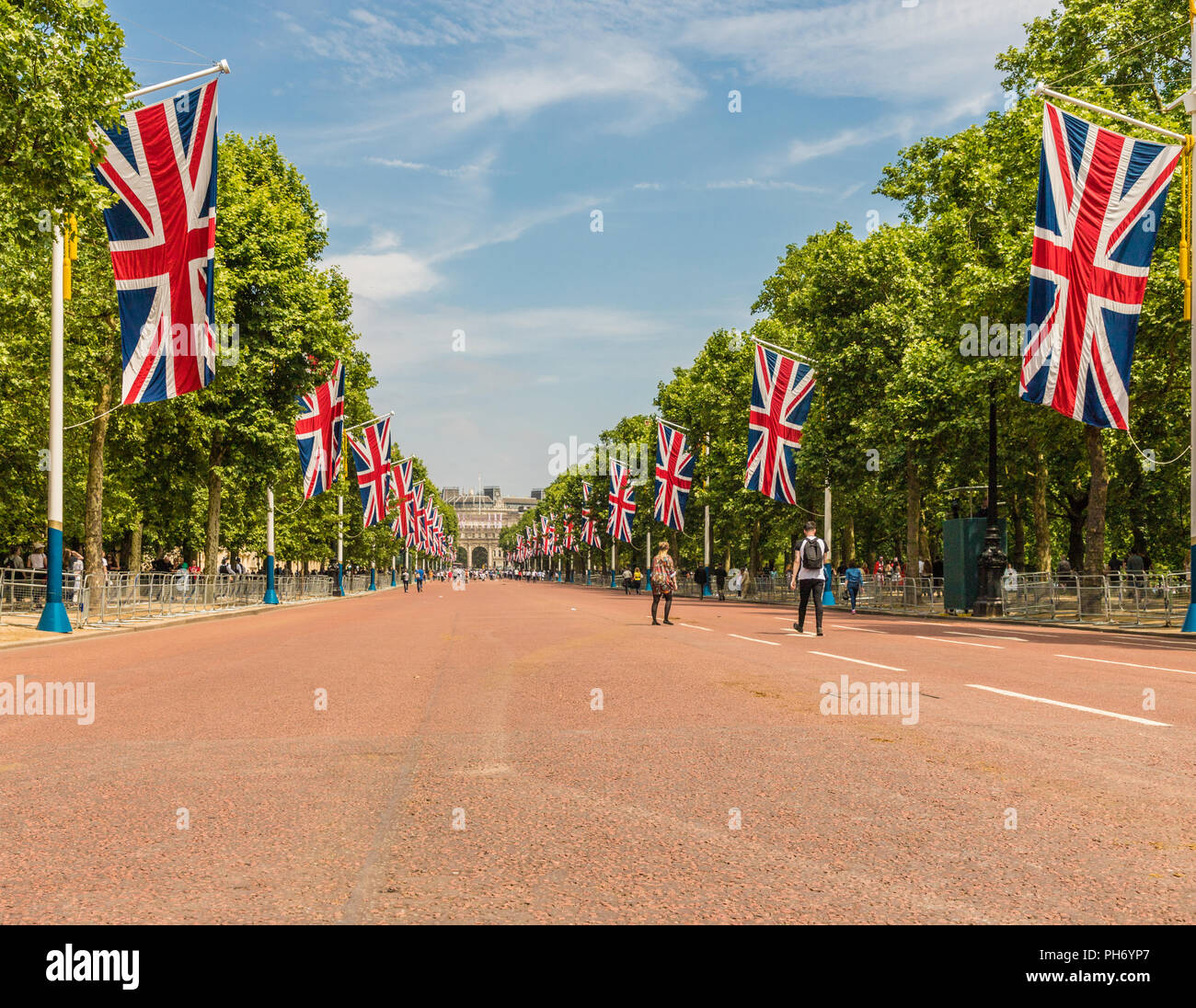 Eine typische Ansicht in London Stockfoto