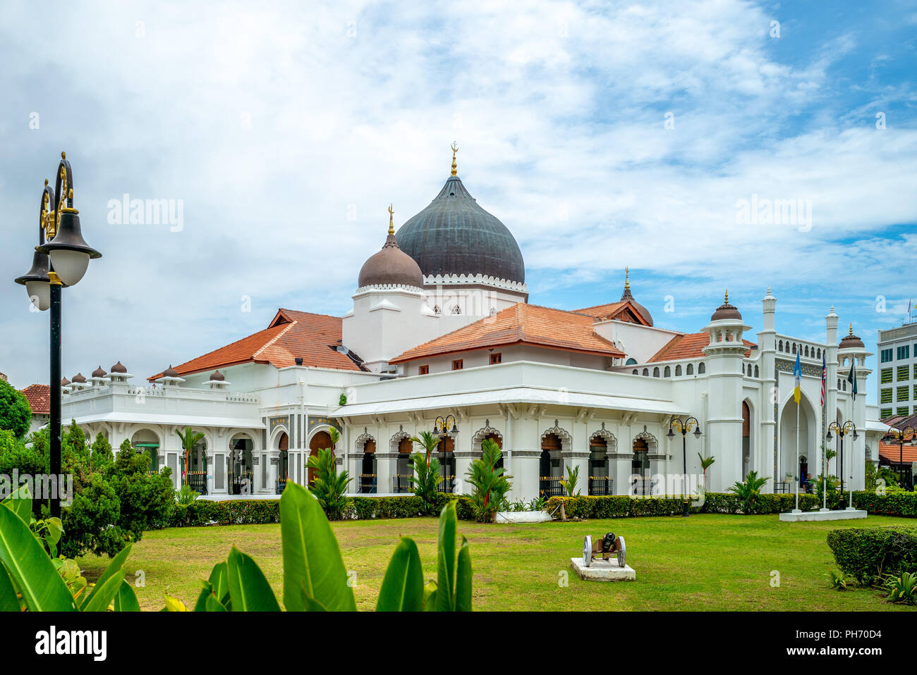 Kapitan Keling Moschee in Georgetown Penang Stockfoto
