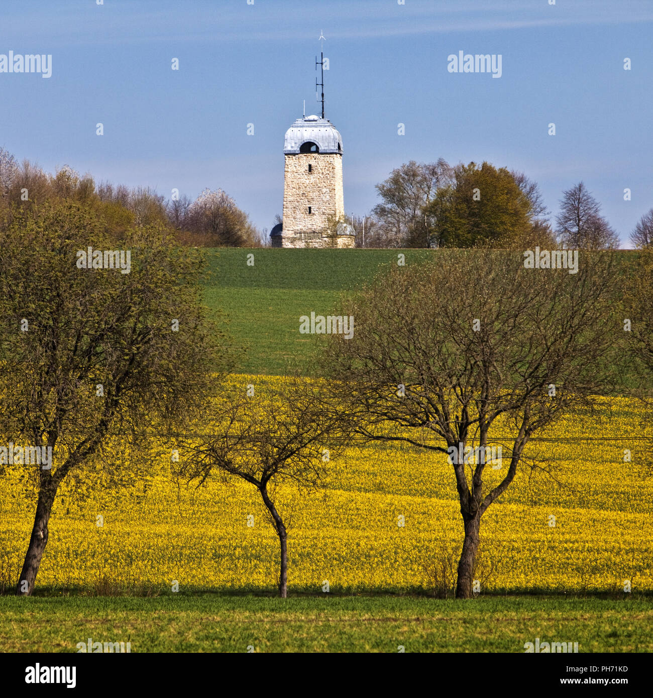 Bismark Turm in der Gemeinde Bötzow in Deutschland. Stockfoto