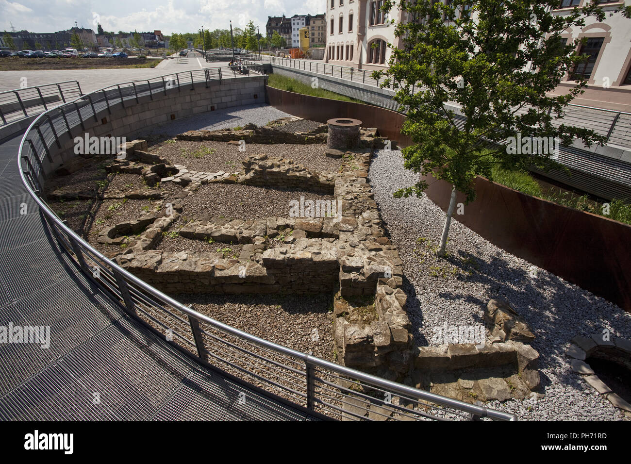 Boden denkmal Hoerder schloss, Dortmund, Deutschland. Stockfoto