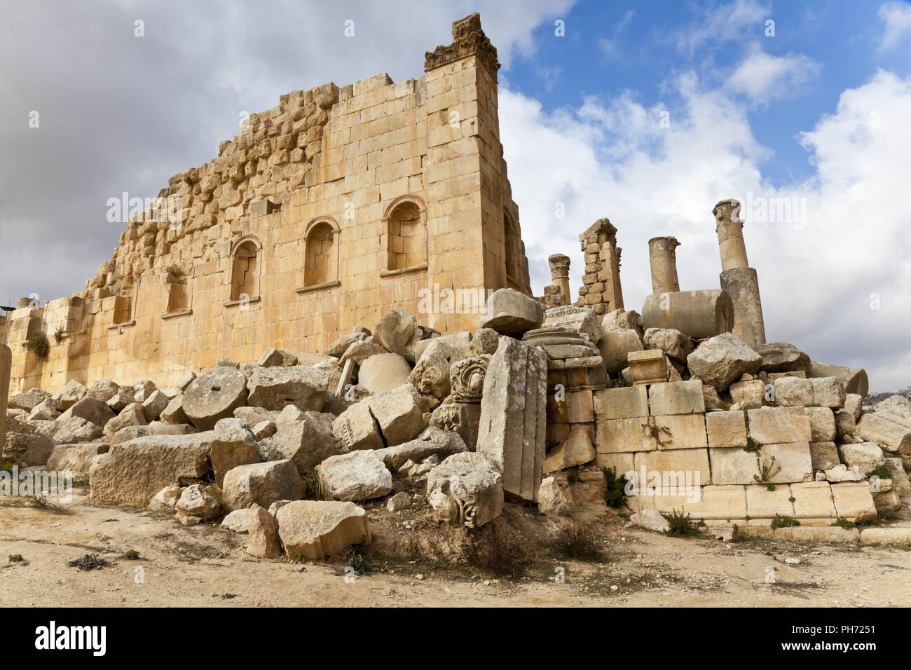 Tempel des zeus Stockfoto