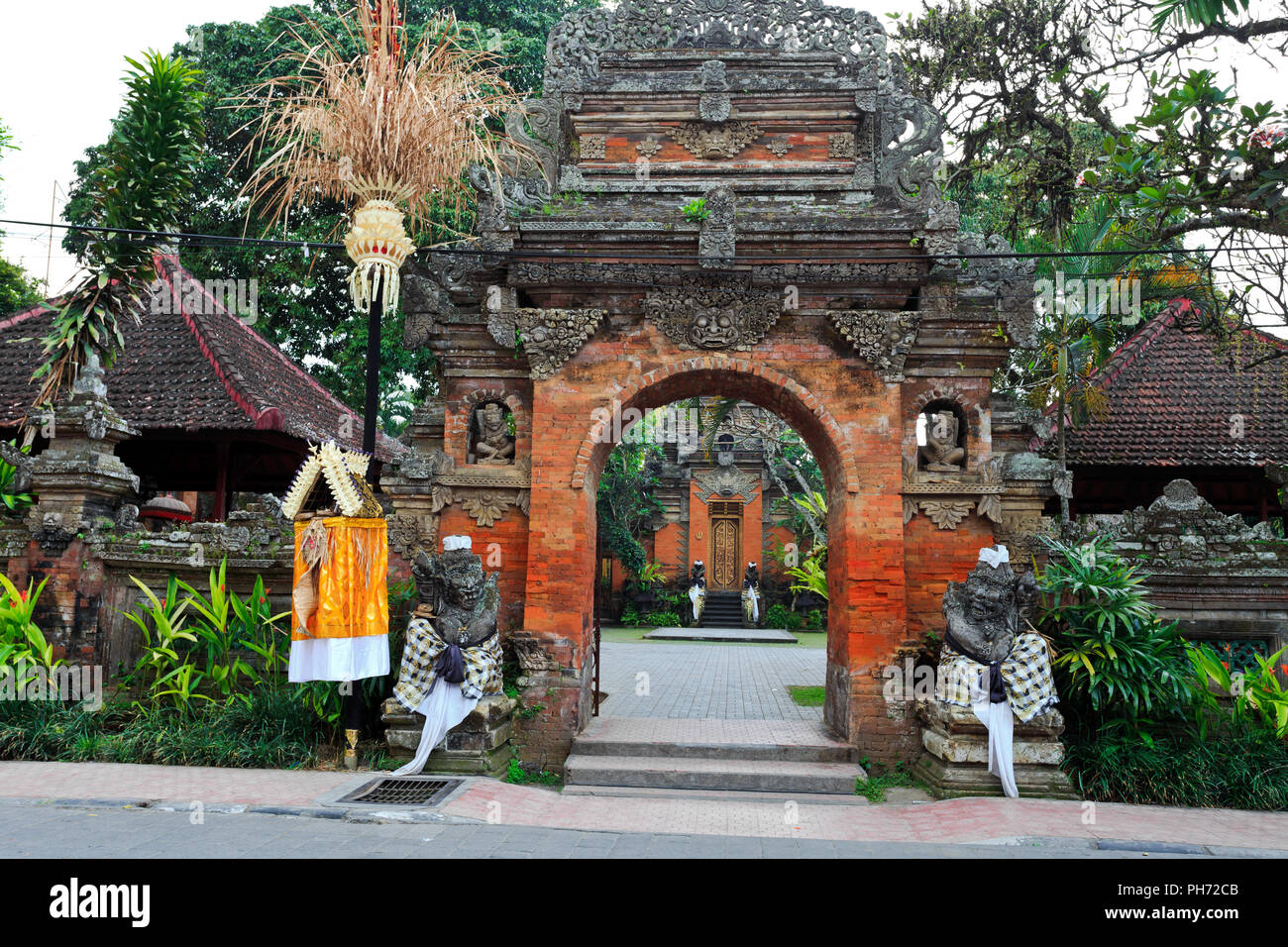 Balinesische Architektur Stockfoto