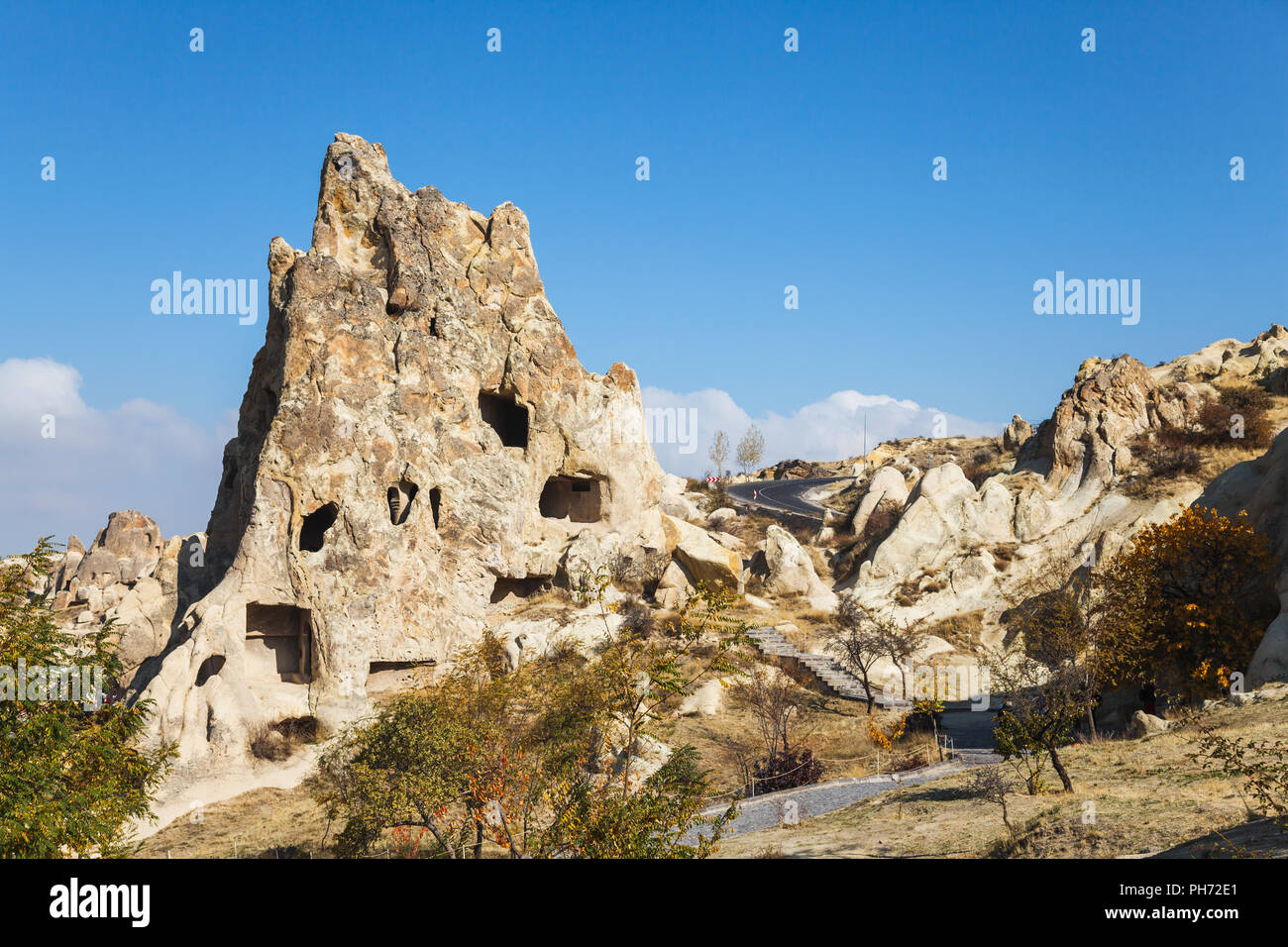 Das Tal von Göreme in Kappadokien Stockfoto