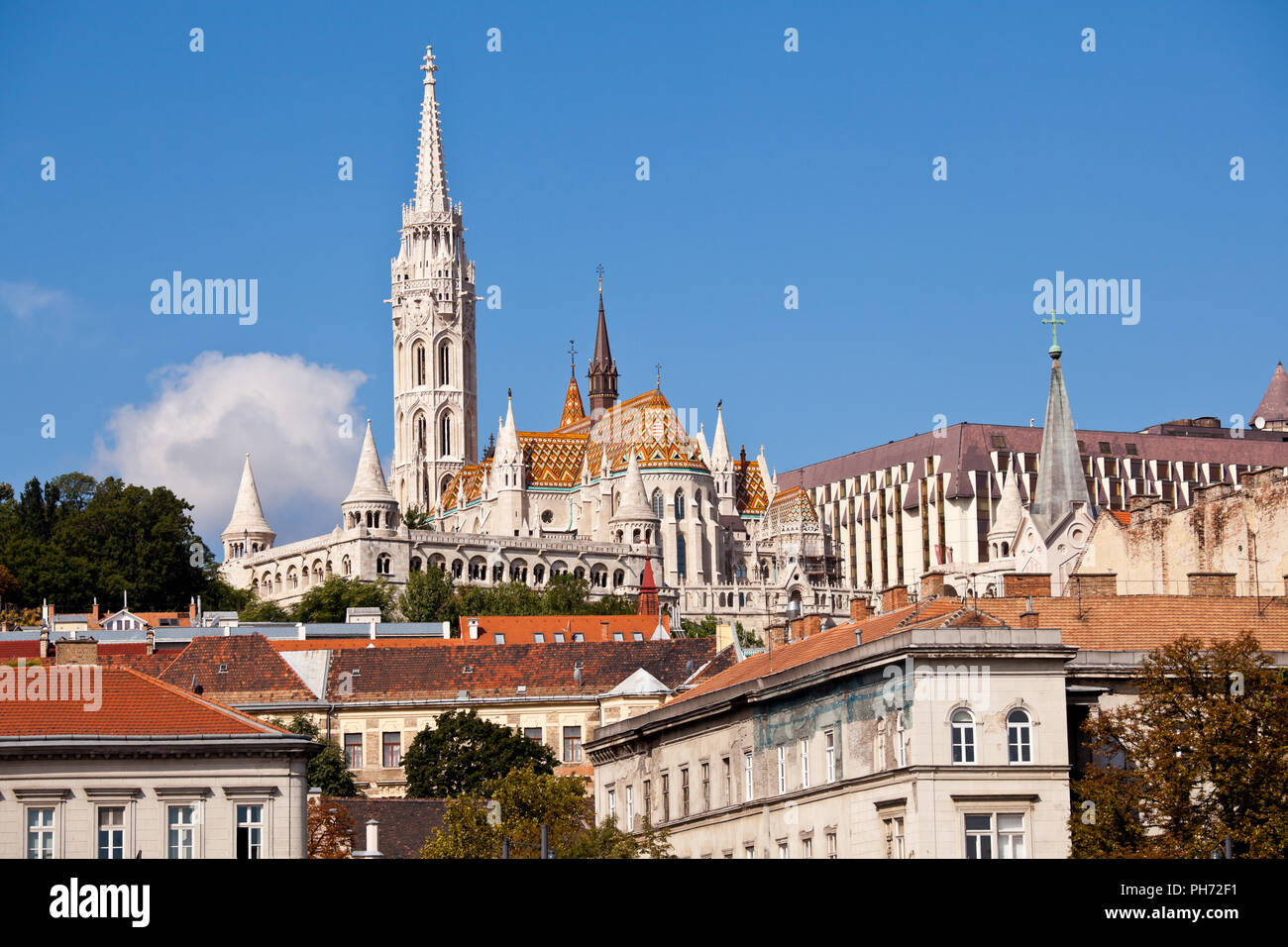 Budapest Matthiaskirche, Ungarn Stockfoto