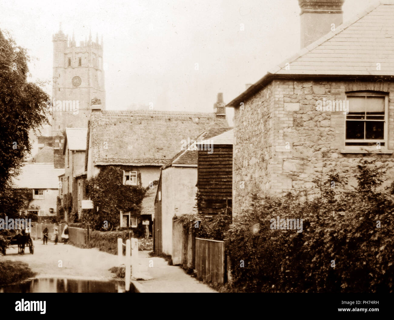 Carisbrooke, Isle of Wight, Anfang 1900 s Stockfoto