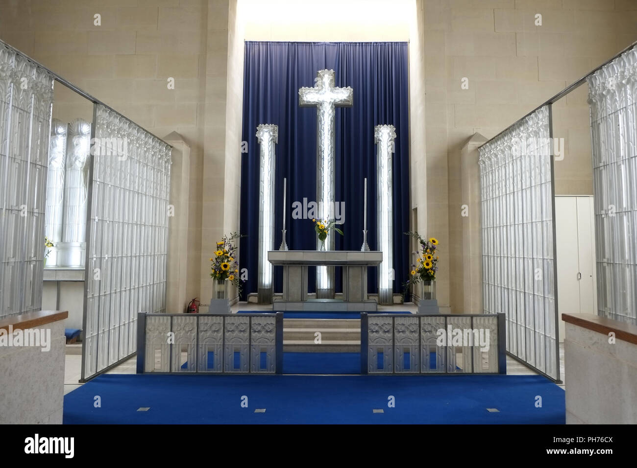 Glas Kirche, Millbrook, Jersey Stockfoto