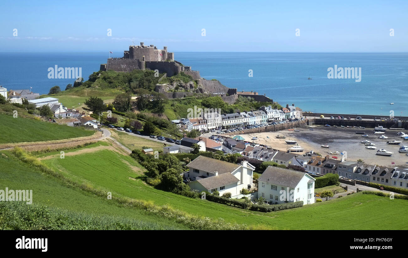 Gorey Castle, Gorey, Jersey Stockfoto