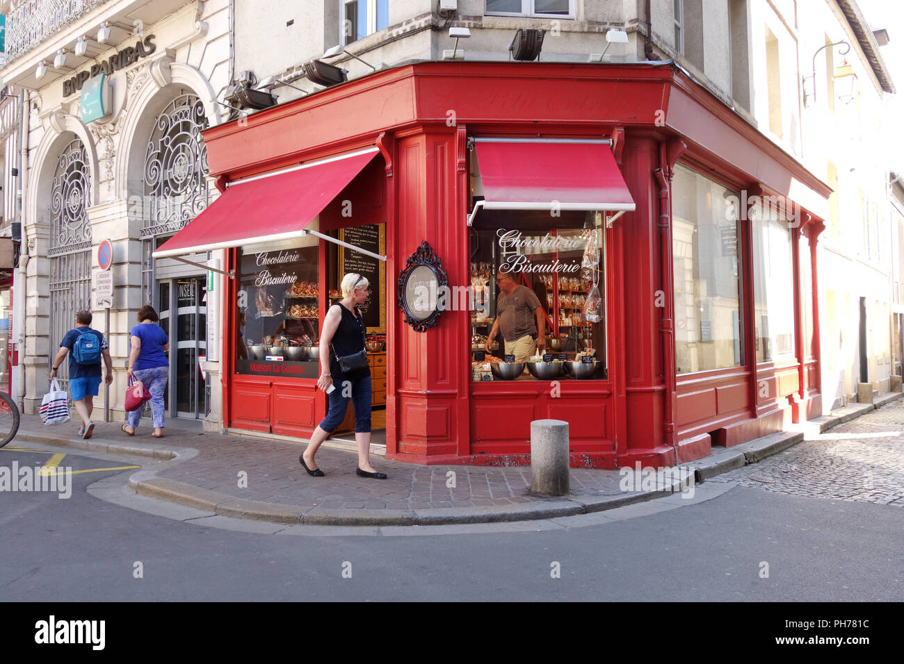 Chocolaterie, Honfleur Frankreich Stockfoto