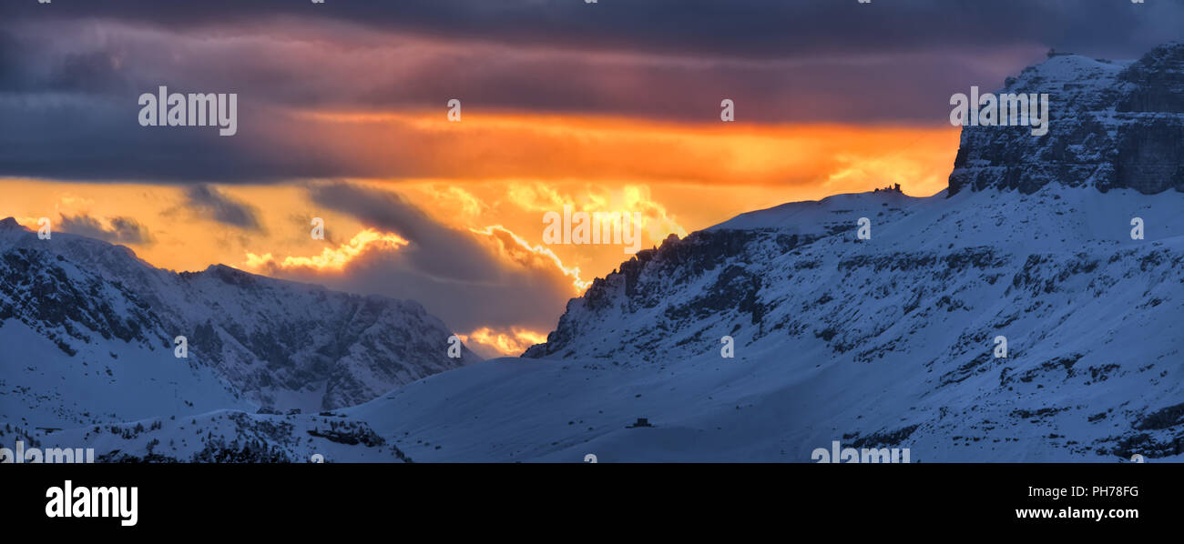 Passo di Giau Stockfoto