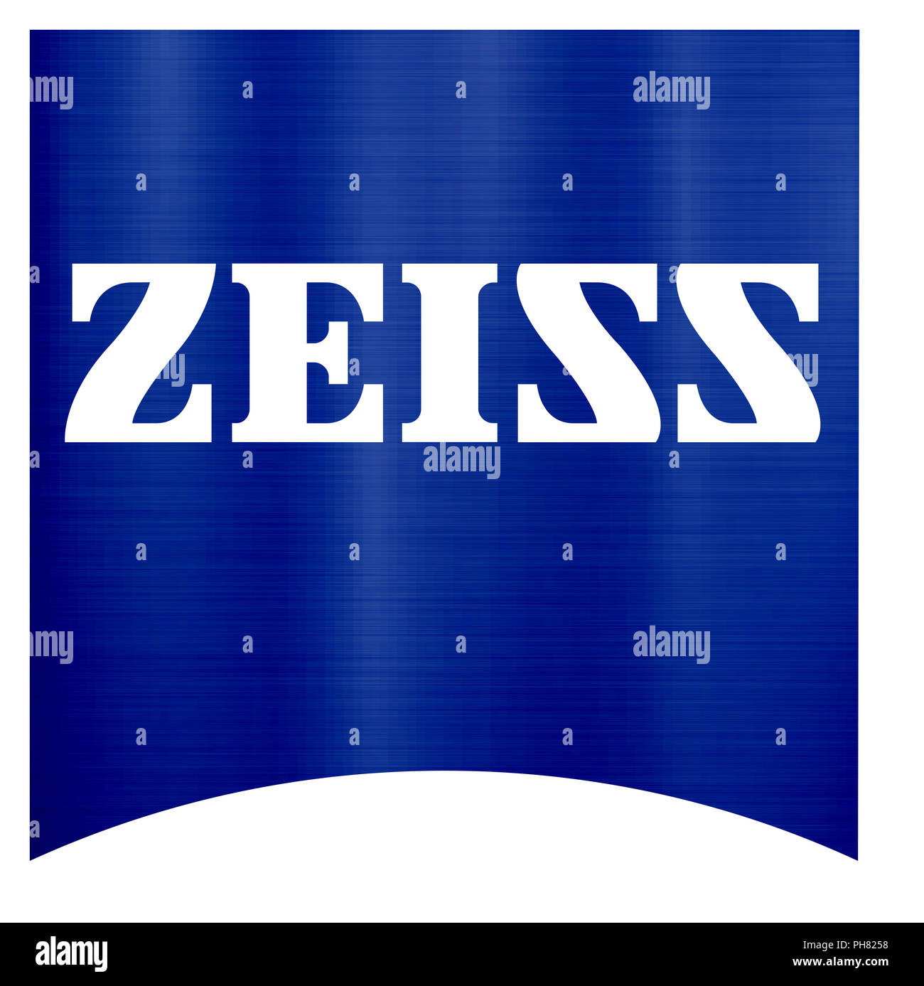 Carl Zeiss metallic Abbildung logo Stockfoto