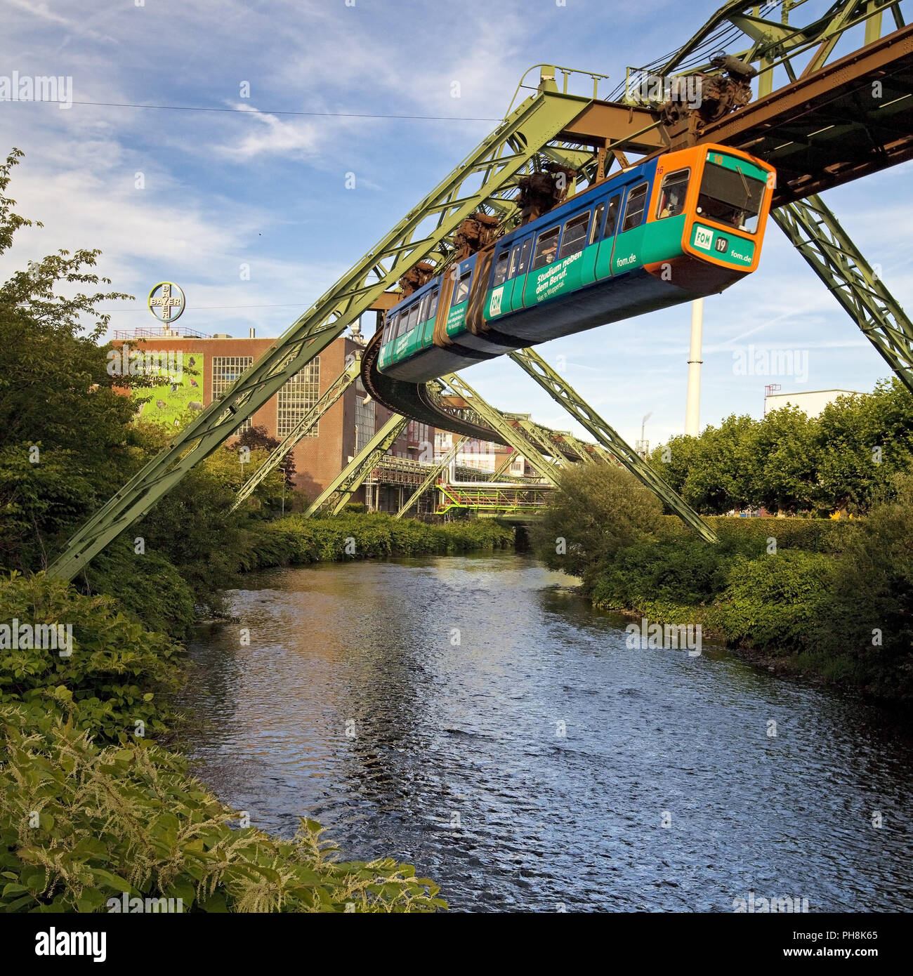 Schwebebahn, Ehb, Wuppertal Stockfoto