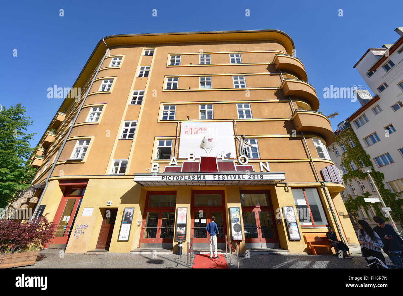 Kino Babylon, Rosa-Luxemburg-Straße, Mitte, Berlin, Deutschland Stockfoto