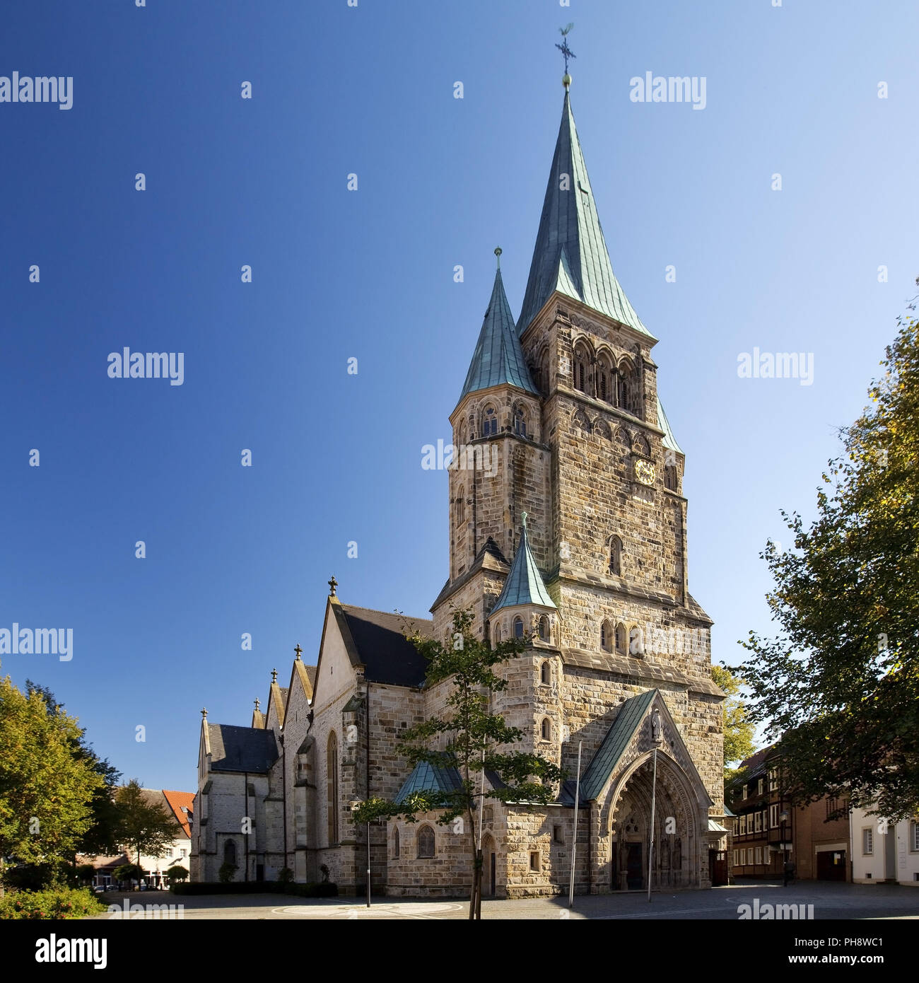 St. Laurentius Kirche, Warendorf, Deutschland Stockfoto