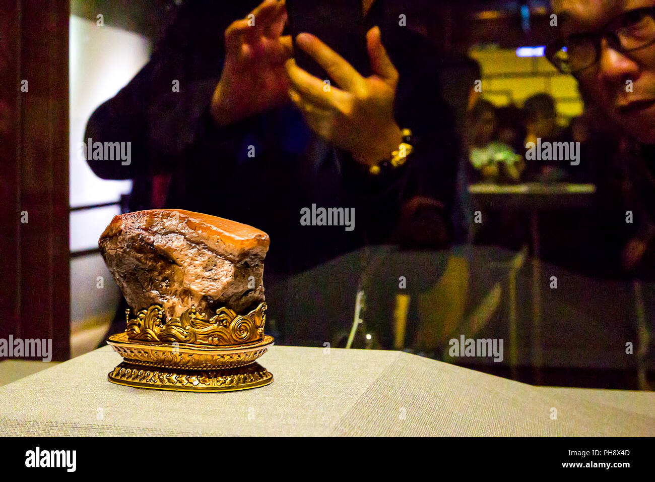 Fleisch-geformten Stein Stockfoto
